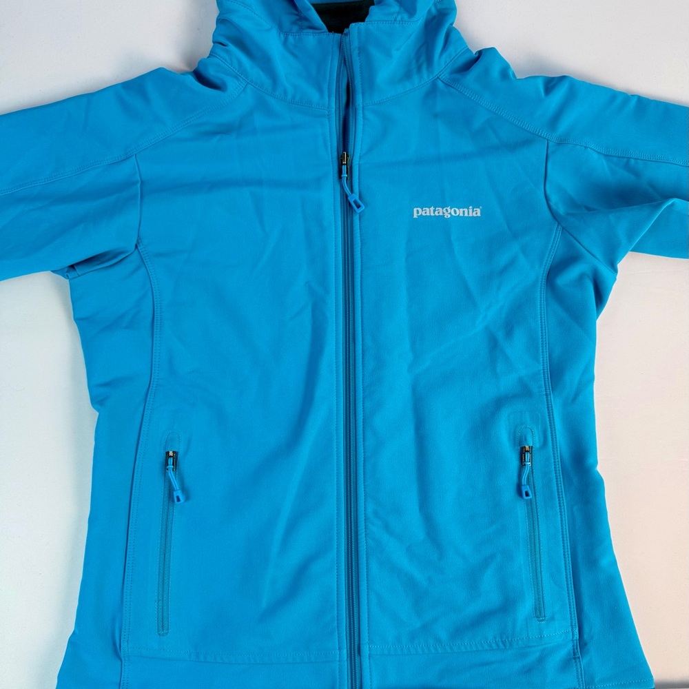 Patagonia Women’s Simple Guide Hooded Softshell Jacket - Teal Small - Picture 7 of 10
